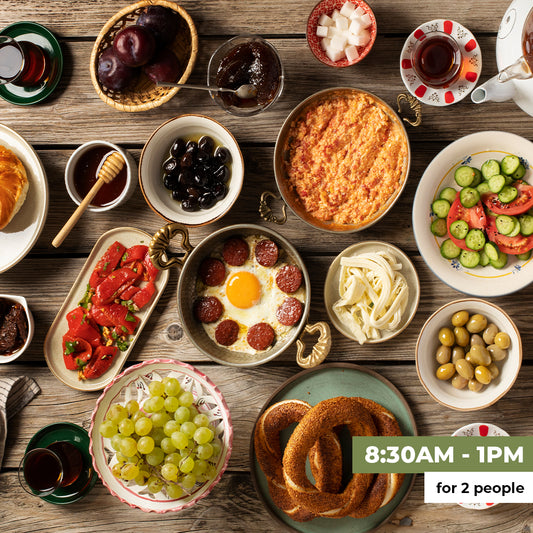 Anatolian Special Breakfast Spread Set Plate