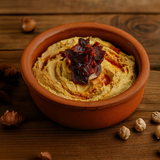 Hummus with Pastirma